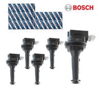 Bosch 0221604010 Bobina Accensione Modulo 5x Per Ford Focus II Volvo S60 I V70