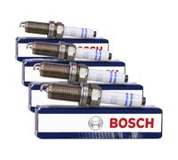 Bosch 0241245673 Candela Di Accensione Bosch Double Platinum - Per un'Accensione del Motore Affidabile e Lunga Vita Utile - Design Resistente (Confezione da 4)
