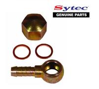 Bosch 044 Carburante Pompa Acciaio Banjo + Tappo Dado Raccordo Kit M12 8mm Stub