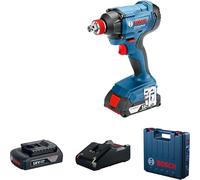 Trappano a percussione Bosch GDX 180-LI 18 V 1/4" + 2 x batteria 2 Ah