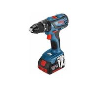 Bosch 06019H400C Trapano Avvitatore, con 2X4.0Ah Batteria e Caricatore, in L-Boxx