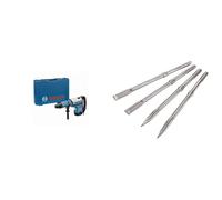Bosch 0611266100 GBH 12-52D Martello Perforatore + Bosch Professional 2607017368 Bosch - Industrial tubo a scalpello SDS-Max 2 x scalpelli - Affilatrice, 0 W, 0 V, grigio