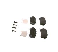 KIT 4 PASTIGLIE PASTICCHE ANTERIORI BOSCH FORD FIESTA VI 1.4 1400 1388 DAL 2009