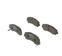 Bosch BP1143, Pastiglie Freni Auto, Asse Anteriore, Qualità Bosch, Riduzione del Rumore e della Polvere, Certificazione ECE-R90, Senza Rame, 1 Confezione da 4 Pastiglie