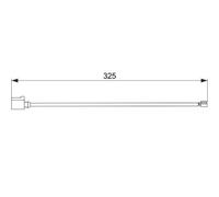 BOSCH Sensore Freni 1 987 474 567 Sensore Usura Pastiglie Freni,Contatto segnalazione, Usura guarnizione freno VW,Touareg (7P5, 7P6)