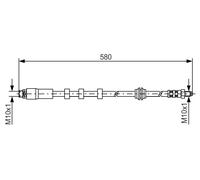 BOSCH 1 987 476 093 Tubo freno