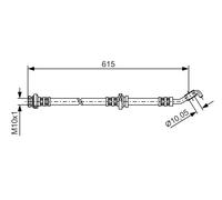BOSCH Tubo freno