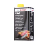 Liquido Freni Bosch ENV6, 1 L - Per veicoli con o senza freni ABS/ESP - Qualità Bosch - Compatibile con DOT 3, 4, 4 HP/LV e 5.1