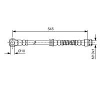 BOSCH 1 987 481 724 Tubo freno
