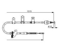BOSCH 1 987 482 097 Cavo freno a mano