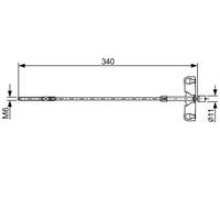 BOSCH 1 987 482 651 Cavo freno a mano