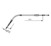 BOSCH 1 987 482 658 Cavo freno a mano