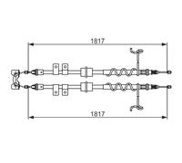 BOSCH 1 987 482 776 Cavo comando, Freno stazionamento per FORD