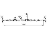 BOSCH 1 987 482 847 Cavo comando, Freno stazionamento per HYUNDAI,KIA