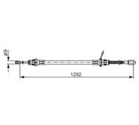 BOSCH 1 987 482 924 Cavo comando, Freno stazionamento per CHRYSLER,DODGE