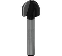 Bosch 1 fresa cava Pro, R 8, S 6 | Per legno tenero, legno duro, diametro 15,9 mm, accessorio professionale per fresatrice, fresatrice per bordi
