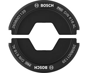Bosch 1 inserto per pressa, alluminio 67 x 45 mm, accessori professionali, DIN K18