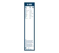 BOSCH 1 Spazzola Tergicristallo 475mm Per Renault 19 I II Laguna III Megane