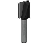 Bosch 1 x PRO Router Bit Dritto, Due Scanalature (per legno tenero, legno duro, Ø 15,9 mm, accessorio professionale per router portatile, Trim Router)