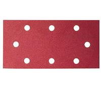 Bosch 10 Fogli Abrasivi 93x230 mm per Levigatrice Orbitale, 8 Fori, Qualità Chiara, Grana 120
