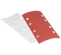 BOSCH 10 Fogli Orbitale 93x185 G240 8 Fori