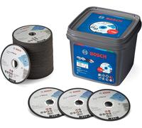 BOSCH 100 DISCHI DA TAGLIO PER FERRO FLEX DISCO PER METALLO Ø 115 x 1 (22,23 mm)