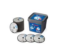 E_0001_100483792 Bosch Bosch Trennscheiben 100 Stück im Eimer 125mm (061599765G)