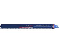 Bosch 10x Lama EXPERT Thick Tough Metal S1255CHC | per Acciaio resistente, Ghisa, Lunghezza 300 mm, Professional Accessorio Sega universale