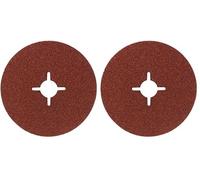 Bosch 12 Fogli Abrasivi Bluemetal Senza Fori, 115 mm (Confezione da 2)