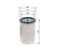 Filtro carburante BOSCH 1 457 434 511