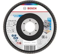 Bosch Dischi abrasivi a ventaglio X451 115 × 22,23 mm K120 Z29 – 15 pezzi
