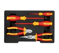 BOSCH 1600A02NG3 VDE Set Attrezzi Isolati Elettrotecnici 7 Pezzi