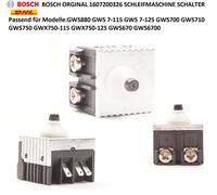 ⭐⭐BOSCH 1607200326 INTERRUTTORE SMERIGLIATRICE GWX750-115 GWX750-125 GWS670⭐⭐