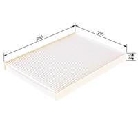 BOSCH 1987432012 Filtro Aria Abitacolo AUDI VW SEAT SKODA