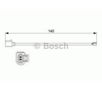 Bosch 1987473528 F.Brake-sensore