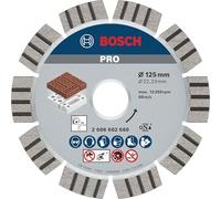 Bosch 1x Disco diamantato PRO Abrasive piccole (per Mattoni in pietra calcarea e arenaria, Mattone, Ø 125 mm, Professional Accessorio Smerigliatrice angolare piccola)