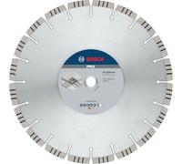 Bosch 1x Disco diamantato PRO Concrete, foro 25,4 mm | per Calcestruzzo, Calcestruzzo armato, Ø 350 mm, Professional Accessorio Sega circolare da banco