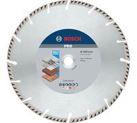 Bosch 1x Disco diamantato PRO Multi Material, foro 22,23 mm | per Calcestruzzo, Calcestruzzo armato, Ø 300 mm, Professional Accessorio Smerigliatrice angolare grande