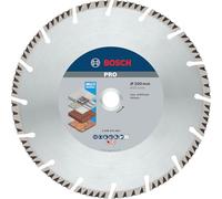 Bosch 1x Disco diamantato PRO Multi Material, foro 25,4 mm | per Calcestruzzo, Calcestruzzo armato, Ø 300 mm, Professional Accessorio Sega circolare da banco