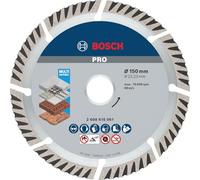 Bosch Professional - Disco diamantato standard per universale (calcestruzzo e muratura, 150 x 22,23 mm, accessori smerigliatrice angolare)