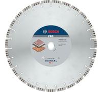 Bosch 1x Disco diamantato PRO Stone, foro 25.4 mm (per Pietra morbida, Pietra dura, Ø 400 mm, Professional Accessorio Sega circolare da banco, Mototroncatrice a scoppio)