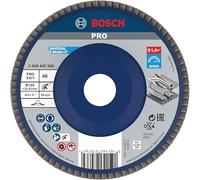 Bosch 1x Disco lamellare PRO X571, versione diritta, in plastica | per Acciaio, Acciaio inossidabile, Grano 40, Professional Accessorio Smerigliatrice angolare piccola