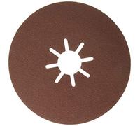 Bosch 1x Foglio abrasivo in fibra R444 Expert for Metal (per Acciaio, Metallo ferroso, Ø 115 mm, Foro 22.23 mm, Grana 100, Accessori per smerigliatrice angolare piccola)