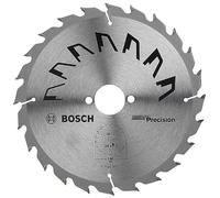 Bosch 1x Lama per Sega Circolare Precison (per Legno, Ø 190 x 2.5/1.5 x 30 mm, 24 Denti, ATB, Accessori Seghe Circolari)