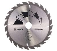Bosch 1x Lama per Sega Circolare Standard (per Legno, Ø 150 x 2.2/1.5 x 20/16 mm, 24 Denti, ATB, con 1x Anello di Riduzione 16 mm, Accessori Seghe Circolari)