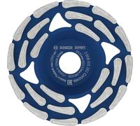 Bosch 1x Mola a tazza diamantata EXPERT Concrete, foro da 22,23 mm | per Calcestruzzo, Ø 125 mm, Professional Accessorio Levigatrice per calcestruzzo