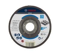 Bosch 1x Mola da sbavo PRO Metal piccole, foro 22,23 mm, oSa (per Acciaio, Ø 115 mm, Professional Accessorio Smerigliatrice angolare piccola)
