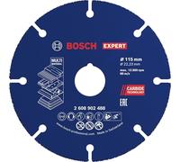 Bosch 1x Mola da taglio EXPERT Carbide Multi Wheel (per Legno duro, Legno con chiodi, Ø 115 mm, Professional Accessorio Smerigliatrice angolare piccola)