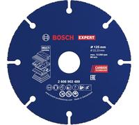 Bosch 1x Mola da taglio EXPERT Carbide Multi Wheel (per Legno duro, Legno con chiodi, Ø 125 mm, Professional Accessorio Smerigliatrice angolare piccola)