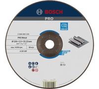 Bosch 1x Mola da taglio PRO Metal, foro 22,23 mm, oSa | per Acciaio, Ø 230 mm, Professional Accessorio Smerigliatrice angolare grande